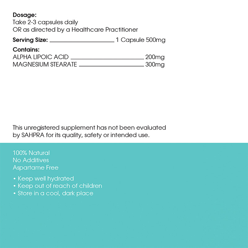 Alpha-Lipoic Acid 200mg - Image 3
